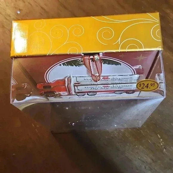 22k Gold Glass barron Christmas Ornament 🎄 ♥️ - Picture 2 of 4